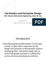 ChE514A Cell Kinetics and Fermenter Design