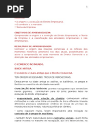 Aula 01 - Evolução Histórica Do Direito Empresarial