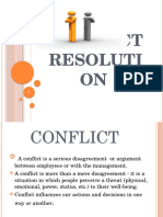 Conflict Resolution