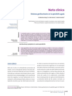 Nota Clinica Sintomas Genitourinarios en La Apendicitis Aguda Nota Clinica