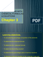 Chapter 3 - CALCULATIONS WITH CHEMICAL FORMULAS