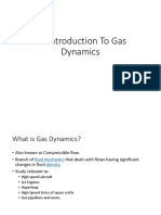 Introduction To Gas Dynamics