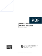 MPW1153 2153 Moral Studies PDF