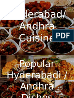 Hyderabad/ Andhra Cuisine