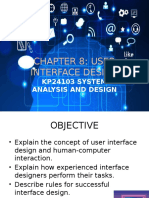 Chapter 8 (Updated) User Interface Design