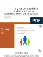 Liderazgo y Responsabilidad de La Alta Dirección en