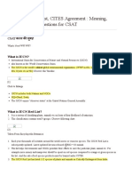 IUCN Red List & CITES Agreement