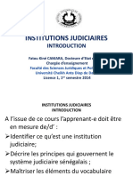 Institution Judiciare Senegalais