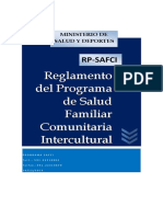 Reglamento Programa Safci