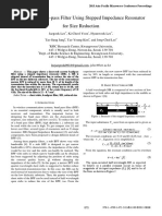 Short Stub Band-Pass Filter Using Stepped Impedance Resonator For Size Reduction