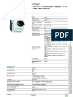 Product Data Sheet: Tesys Gv2 - Circuit Breaker - Magnetic - 2.5 A - Screw Clamp Terminals