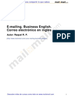 E Mailing Business English Correo Electronico Ingles 28299 PDF