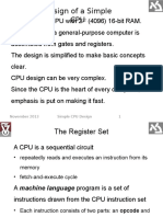 Simple CPU Design