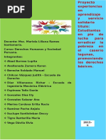 Informe Proyecto Experiencias en Aprendizaje y Servicio Solidario