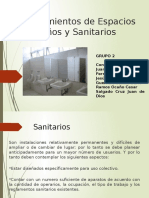 Requerimiento de Espacio para Sanitarios