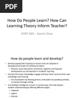 How Do People Learn - Karrie Chan