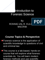 Forencic Science - Introduction Part I B