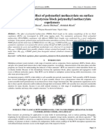 Engineering Journal::The Block Length Effect of Polymethyl Methacrylate On Surface Morphology of Polystyrene Block Polymethyl Methacrylate Copolymers