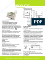 EKM Omnimeter Pulse v.4 Spec Sheet