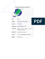 Stock Holding Corporation of India LTD REPORT