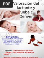 Valoracion Del Lactante y Prub. Denver