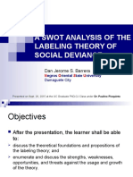 Labeling Theory Swot Analysis