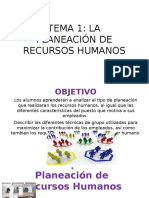 Planeacion de Recursos Humanos