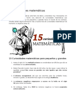 15 Curiosidades Matemáticas