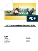 ANSYS Parametric DesignLanguage Guide