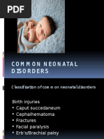 Common Neonatal Disorders