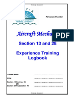 Aircraft Mechanic Section 13 & 28 Logbook