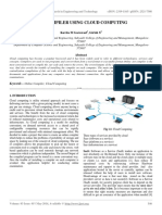 Compiler Using Cloud Computing