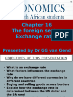 ECS1601 Chapter 16 Narrated Slides Foreign Sector Exchange Rates