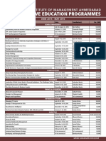 Executive Education Programmes: Indian Institute of Management Ahmedabad