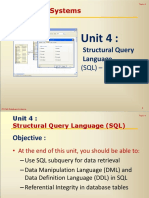 Lecture 4 - Structural Query Language (SQL) - Part II PDF