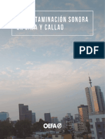 Contaminación Sonora en Lima y Callao