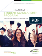 Undergraduate: Student Scholarship Program