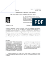 Enseñanza Metódica de La Investigación Jurídica PDF