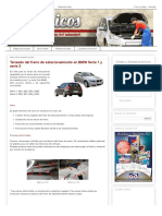 Blogmecánicos: Tensado Del Freno de Estacionamiento en BMW Serie 1 y Serie 3