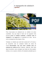 Cómo Hacer Espaguetis de PDF