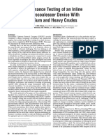 Performance Testing of An Inline Electrocoalescer Device With Medium and Heavy Crudes