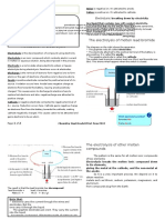 Notes On Electrolysis