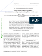 Symposium 2: Exercise and Protein Nutrition The Science of Muscle Hypertrophy: Making Dietary Protein Count