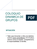 Coloquio Dinamica de Grupos