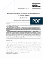 Review and Analysis of Vertical Breakwater Failures Lessons Learned