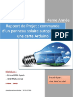 Projet: Commande D'un Panneau Solaire Autopiloté