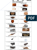 Utensilios de La Epoca Prehispanica en Mexico