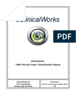 Eclinicalworks EMR Train The Trainer Client-Reseller Program