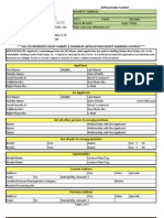 Application To Rent - May 2010 Updated