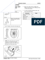 Wheel Bearing Hub Knuckle Upper Arm and Lower Arm 8212 Front Removal and Installation PDF